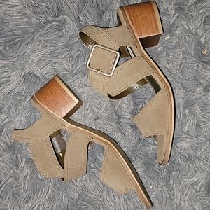Steve Madden Roseanna Suede Heel Sandal